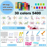 Montessori Education Brain Creative Magic aqua Box 3D Bead Girls Boys Crystal Kid Baby Toy Children Handmade Diy 3 5 7 8 Years