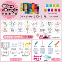 Montessori Education Brain Creative Magic aqua Box 3D Bead Girls Boys Crystal Kid Baby Toy Children Handmade Diy 3 5 7 8 Years