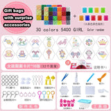 Montessori Education Brain Creative Magic aqua Box 3D Bead Girls Boys Crystal Kid Baby Toy Children Handmade Diy 3 5 7 8 Years