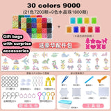 Montessori Education Brain Creative Magic aqua Box 3D Bead Girls Boys Crystal Kid Baby Toy Children Handmade Diy 3 5 7 8 Years