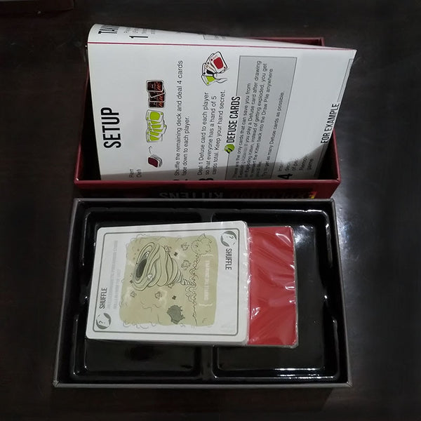Board Games explode Cards Game for kitten Original Edition with Red Box NSFW Edition with Black Box Family Party Cards Game